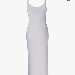 White slip dress